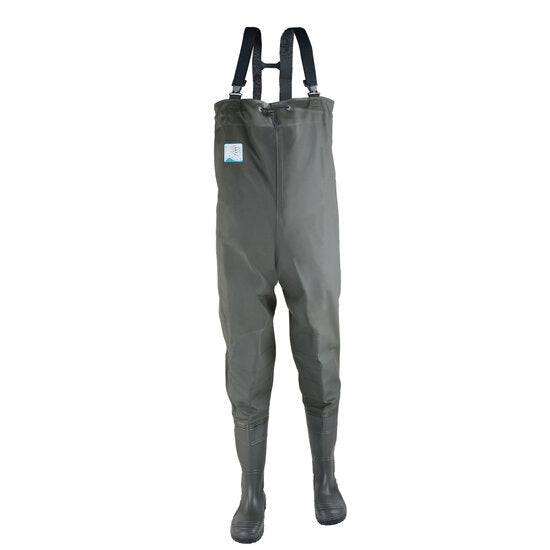 Mac Fishing Waadpak - Plavitex PVC - verstevigde kniestukken - Maat 40 tot 48