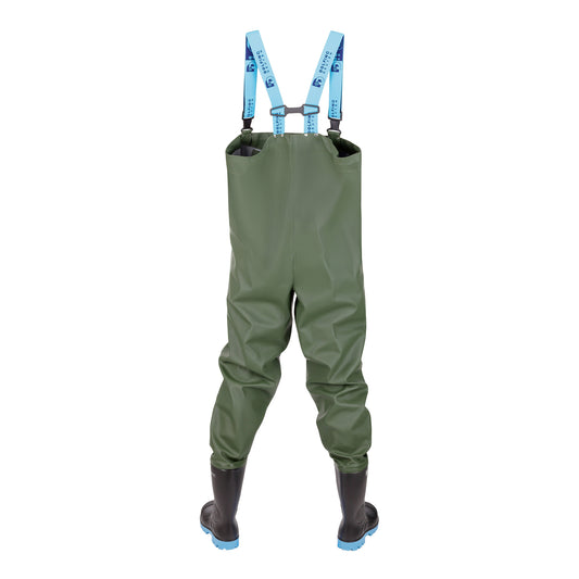 Dolfing Waadbroek Universal 425.08 – PVC waadpak met aangelaste laarzen 40 t/m 51 kledingmaat S t/m 3XL