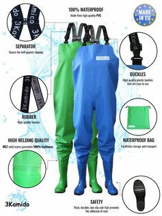 Waadpak voor dames met bretels kopen