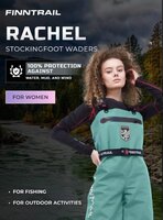 Finntrail Rachel 1520 dames waadpak xxs PETROL