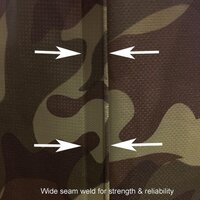 Vass E785 series Camo chest wader maat 45 heavy duty waadpak