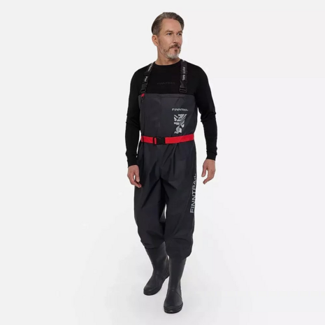 Finntrail Timber BF dark grey wader 44 L