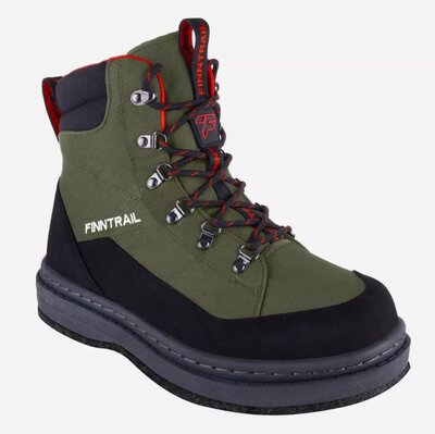 Finntrail Boots 42 greenwood khaki  feltsole 42 / waadschoenen met viltzool