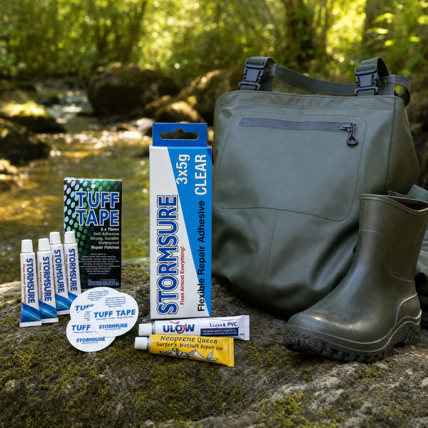 Stormsure neoprene queen waadpak reparatie lijm