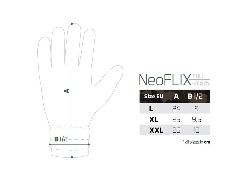 Delphin NeoFLIX BANX | Gevoerde neopreen vishandschoenen