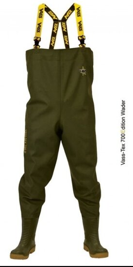 Vass E700 series chest wader maat 45 heavy duty waadpak