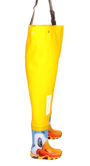 Kinder waadpak 3Kamido geel