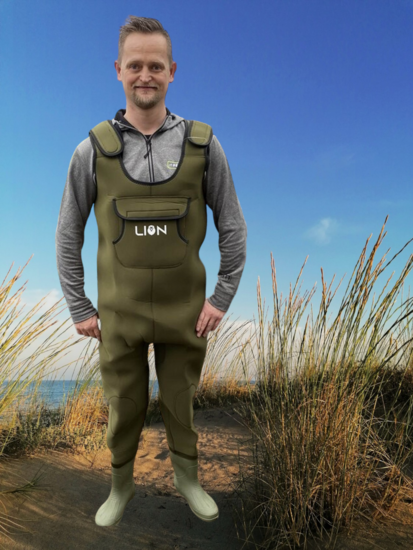 Lion Sports wader neopreen 5mm maat 040-042