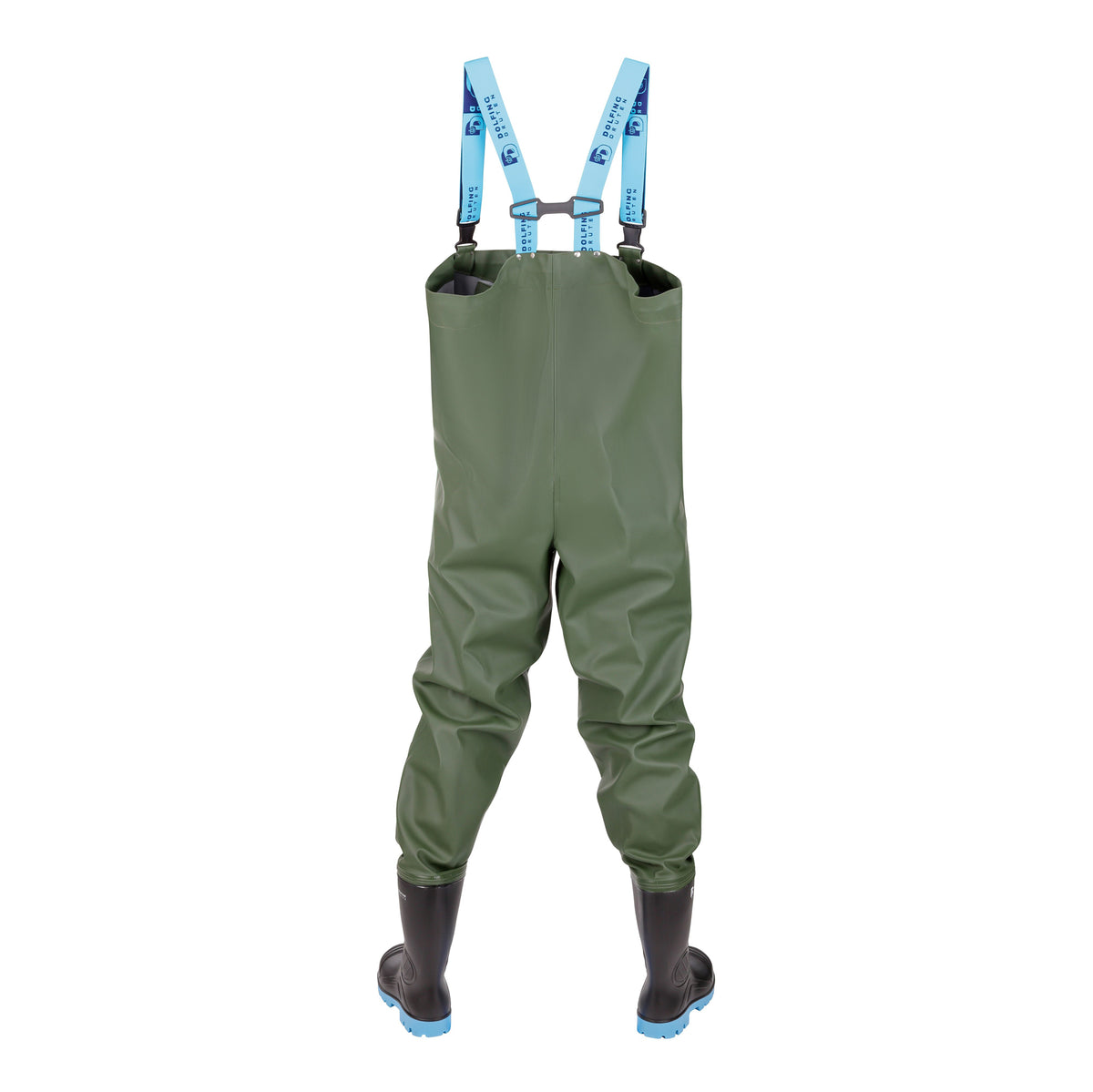 Dolfing Waadbroek Universal 425.08 – PVC waadpak met aangelaste laarzen 40 t/m 51 kledingmaat S t/m 3XL