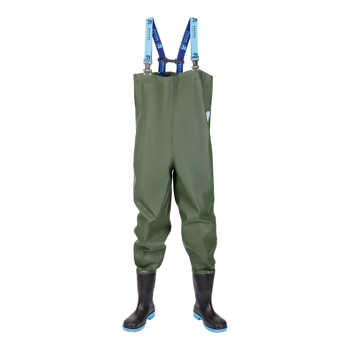 Dolfing Waadbroek Universal 425.08 – PVC waadpak met aangelaste laarzen 40 t/m 51 kledingmaat S t/m 3XL