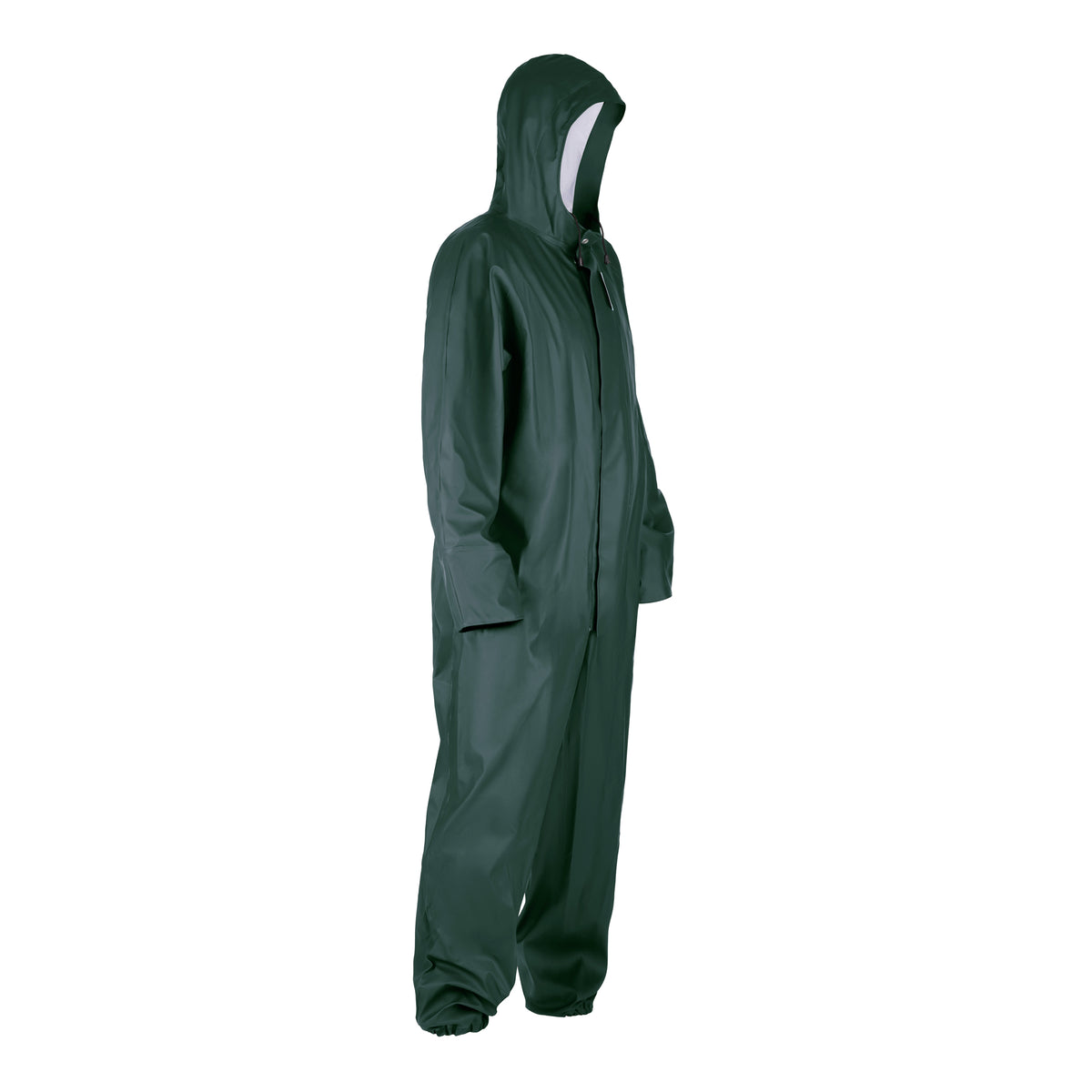 Dolfing Coverall Ugie 431.09 | PVC overall met capuchon dennen groen, kobalt blauw S t/m 3XL