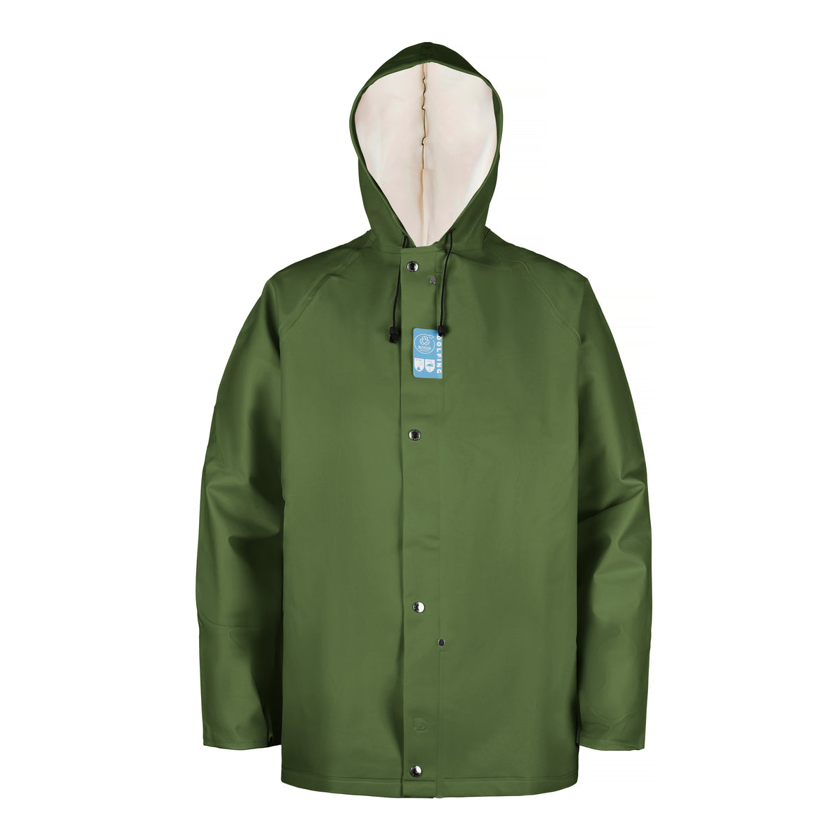 Dolfing Regenjas 404.01 Groen | Waterdichte PVC regenjas