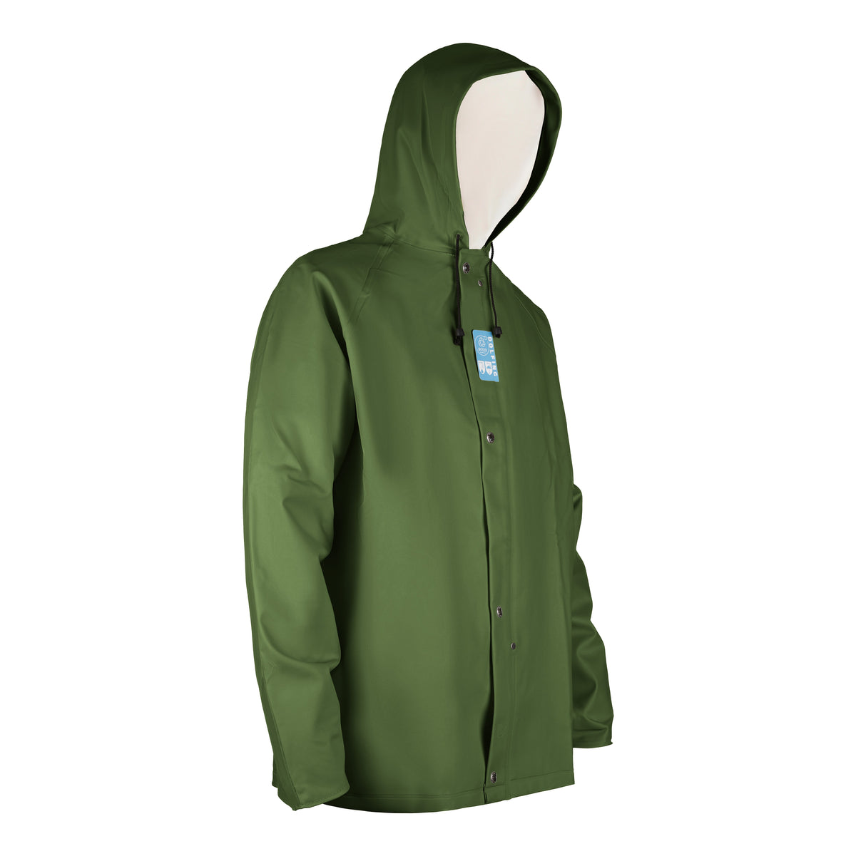 Dolfing Regenjas 404.01 Groen | Waterdichte PVC regenjas
