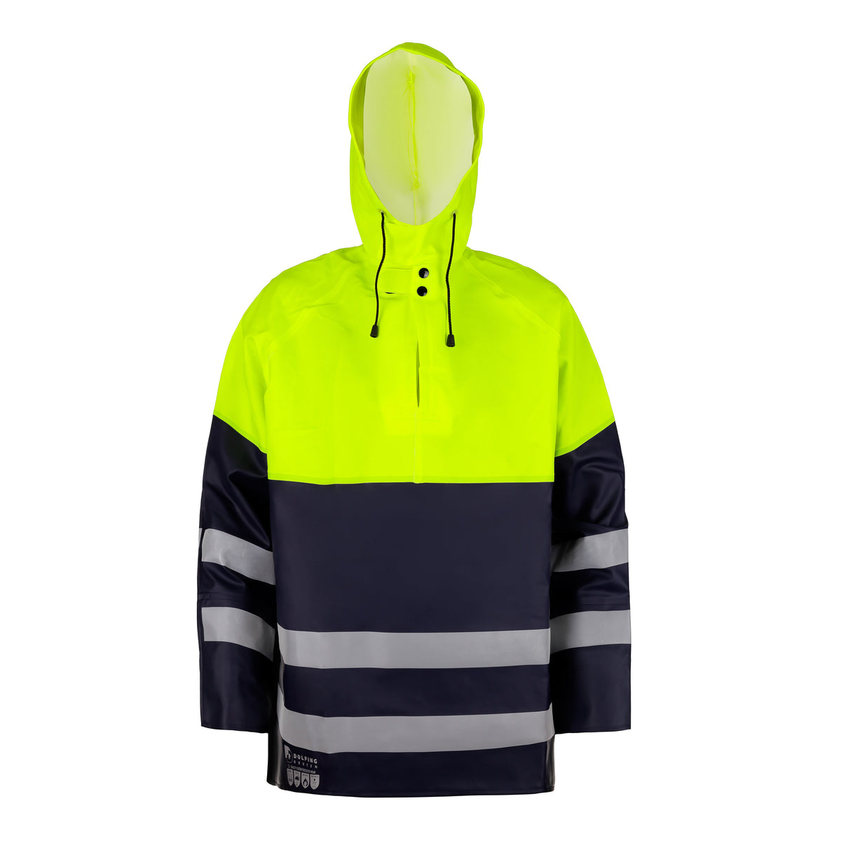 Dolfing Anorak Seppie 406.12 | Hi-vis regenanorak