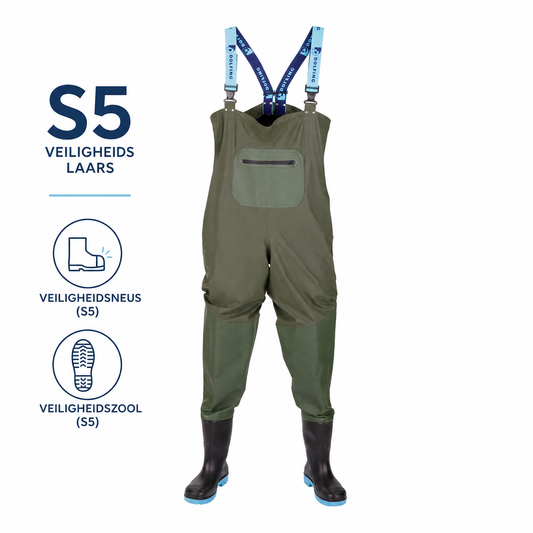 Dolfing Waadbroek Sedgefield 425.12 – ademende, vederlichte PU waadbroek