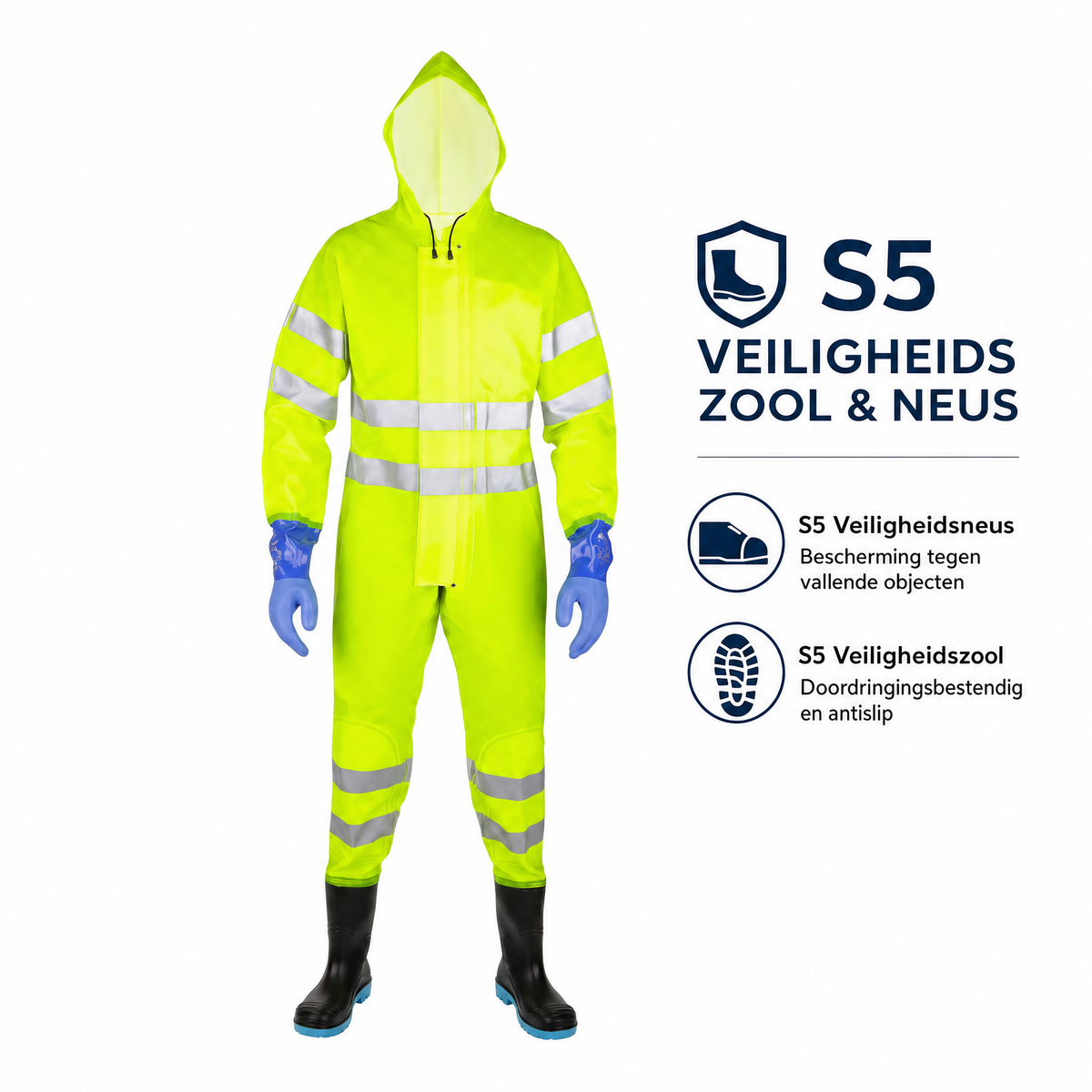 Dolfing Arniston | FR hi-vis overall met S5-laarzen, stalen neus 40 t/m 51  S t/m 3XL