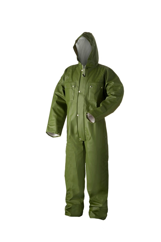 Dolfing Regenoverall 430.02 | PVC, zwart, geel, groen S t/m XXL