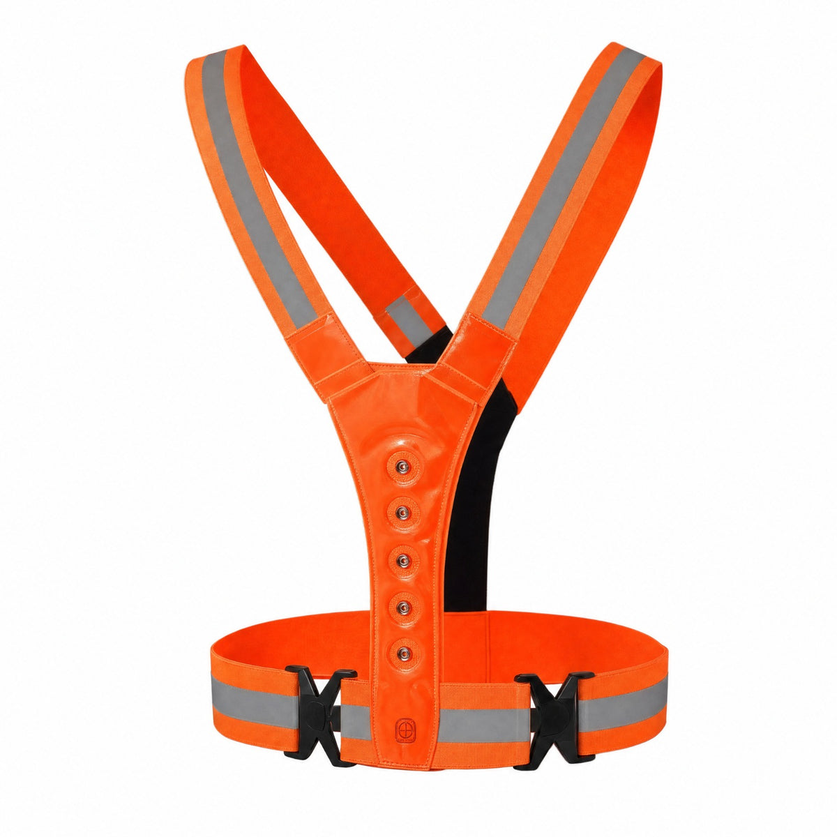 LED hardloopvest | USB oplaadbaar, 360° zichtbaar Geel, Oranje, Wit of Roze incl. dubbele oplaadsnoer