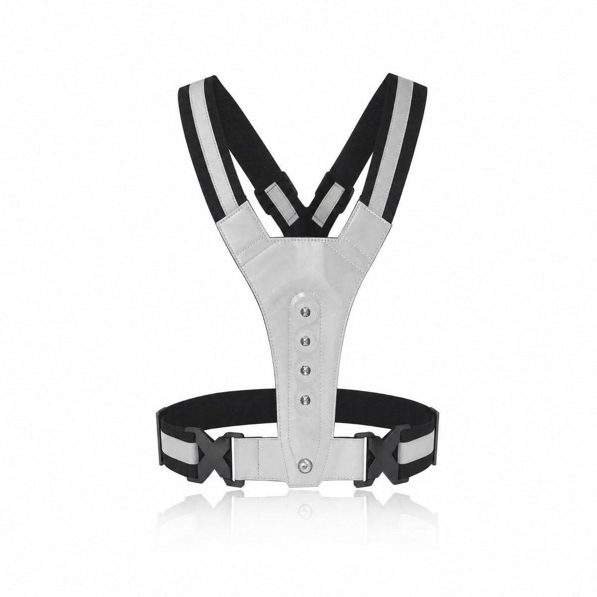 LED hardloopvest | USB oplaadbaar, 360° zichtbaar Geel, Oranje, Wit of Roze incl. dubbele oplaadsnoer